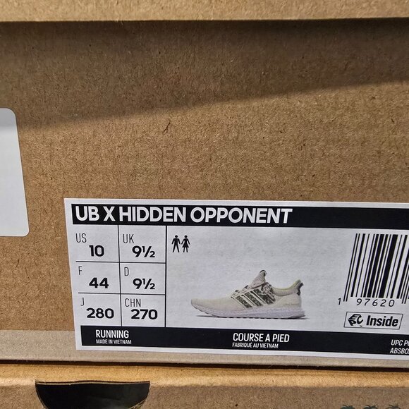 Adidas The Hidden Opponent x UltraBoost 1.0 JS1646 Men's Sz 10 White Green NEW - Picture 11 of 14